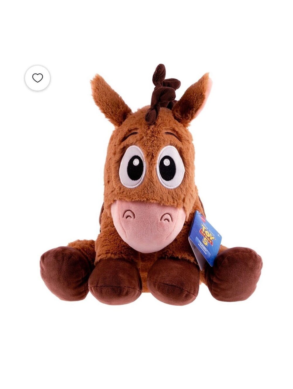 Disney and Pixar Toy Story 5 Bullseye Weighted Plush, Soft Stuffed Animal Toy